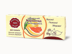  Мармелад натуральный "Грейпфрут" 140г в Краснокамске