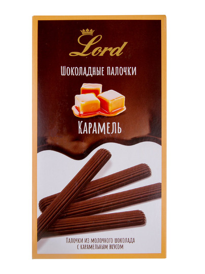 №1 TM LORD Палочки из молочного шоколада с карамельным вкусом, 80 гр в Краснокамске