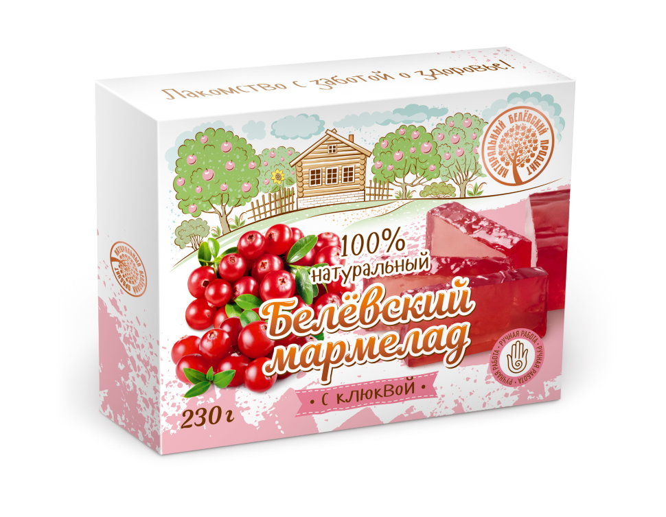  Мармелад белевский "Клюква" 230г в Краснокамске