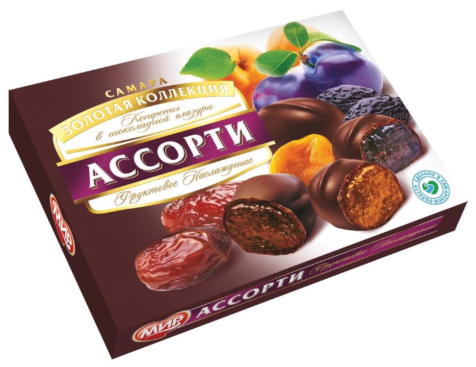 КФ МИР Фруктовое наслаждение (набор шоколадных конфет) 170г в Краснокамске